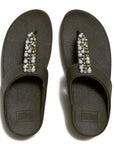 FitFlop FINO Pearls-And-Crystal Toe-Post Sandals
