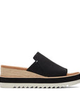 TOMS Diana Mule Wedge Sandal Sandal Black 3
