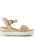 TOMS Diana Wedge Sandal Sandal Champagne 4