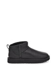 UGG UGG Classic Ultra Mini Leather Boot Black 3