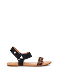 UGG UGG Rynell Leopard Sandal Black/Tan 3
