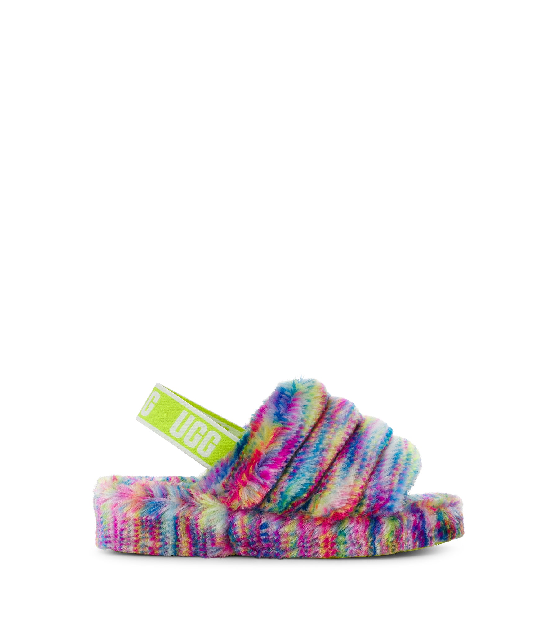 UGG UGG Fluff Yeah Slide Pixelate Slide White 3