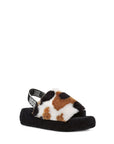 UGG UGG Fluff Yeah Slide Cow Print Slide