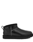 UGG UGG Classic Ultra Mini Leather Regenerate Sneaker Black 3