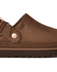 UGG UGG Women's Goldenstar Villa Clog Slip on Dark Chestnut UK 3