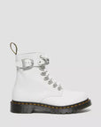 Dr Martens Dr Martens 1460 Pascal Chain Leather Lace Up Boots Boot White UK 3