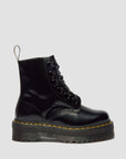 Dr Martens Dr Martens Molly Leather Platform Boots Boot Black UK 3