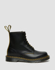 Dr Martens Dr Martens 1460 Double Stitch Leather Lace Up Boots Boot Black UK 3