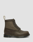 Dr Martens Dr Martens 1460 Panel Leather Lace Up Boots Boot Khaki/Grey UK 3