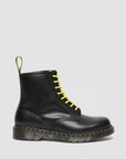 Dr Martens Dr Martens 1460 Contrast Smooth Leather Lace Up Boots Boot Black/Green/Yellow UK 3
