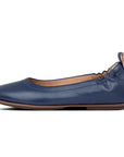 FitFlop Allegro Soft Leather Ballet Pumps Dynamicush Midnight Navy 3