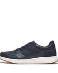 Mens Material-Mix Panel Trainers ANATOMIFLEX Anatomiflex Midnight Navy 7