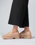 FitFlop FitFlop F-Luma Box-Leather Demi-Wedge Penny Loafers Loafers & Laceups