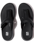 FitFlop FitFlop F-Mode Adjustable Padded-Leather Flatform Sandal