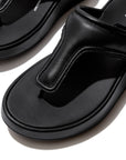 FitFlop FitFlop F-Mode Adjustable Padded-Leather Flatform Sandal