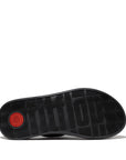 FitFlop FitFlop F-Mode Adjustable Padded-Leather Flatform Sandal
