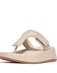 FitFlop FitFlop F-Mode Adjustable Padded-Leather Flatform Sandal