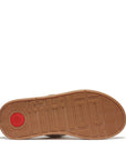 FitFlop FitFlop F-Mode Adjustable Padded-Leather Flatform Sandal