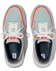 Cross-Stitch Knit/Suede/Leather Flatform Trainers F-MODE Microwobbleboard
