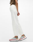 Cross-Stitch Knit/Suede/Leather Flatform Trainers F-MODE Microwobbleboard