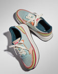Cross-Stitch Knit/Suede/Leather Flatform Trainers F-MODE Microwobbleboard