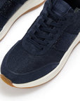 FITFLOP F-MODE Flow Crystal Denim/Suede Sneakers SNEAKER