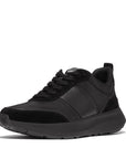 FitFlop FitFlop F-Mode Flow Fabric/Suede/Leather Flatform Trainers Sneaker