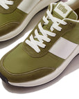 FitFlop FitFlop F-Mode Flow Fabric/Suede/Leather Flatform Trainers Sneaker