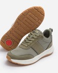 FitFlop F-Mode Flow Mesh Metalic Trainers