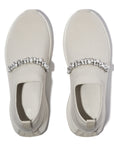 FITFLOP F-MODE Flow Pearl and Crystal Knit SNEAKER