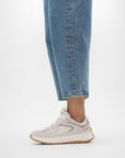 FitFlop Flow Suede/Mesh Flatform Trainers Sneaker