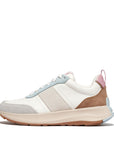 Flow Suede-Mix Flatform Trainers F-MODE Microwobbleboard Classic Tan Mix 4