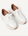 Leather/Suede Flatform Trainers F-MODE Microwobbleboard