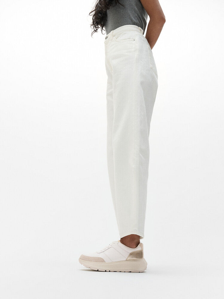 Trenton F-MODE Leather/Suede/Metallic Flatform Trainers Sneaker