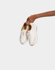 Leather/Suede Flatform Trainers F-MODE Microwobbleboard
