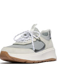FitFlop F-MODE Knit/Suede Flatform Slip-On Trainers Sneaker