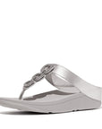 FitFlop FINO Crystal Chain Leather Toe-Post Sandals Sandal