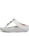 Crystal Lock Toe-Post Sandals FINO Microwobbleboard Quiet Grey 4