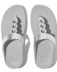Mirror-Dome Metalic-Leather Toe-Post FINO Microwobbleboard