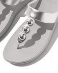 Mirror-Dome Metalic-Leather Toe-Post FINO Microwobbleboard