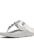 Mirror-Dome Metalic-Leather Toe-Post FINO Microwobbleboard