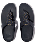 FitFlop FitFlop Fino Resin-Hoop Leather Toe-Post Sandals Sandal
