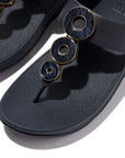 FitFlop FitFlop Fino Resin-Hoop Leather Toe-Post Sandals Sandal