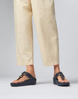 FitFlop FitFlop Fino Resin-Hoop Leather Toe-Post Sandals Sandal