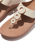 FitFlop FitFlop Fino Resin-Hoop Leather Toe-Post Sandals Sandal