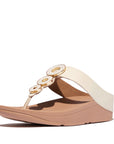 FitFlop FitFlop Fino Resin-Hoop Leather Toe-Post Sandals Sandal