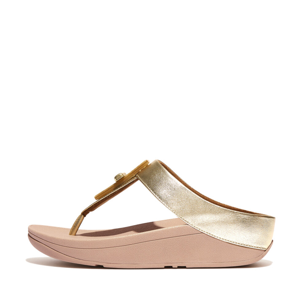 FitFlop FitFlop Fino Resin-Lock  Platino 4