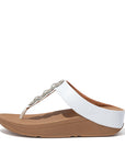 FitFlop FINO Sparkle Toe-Post Sandals Sandal Urban White 4