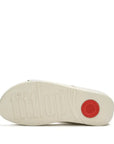 FitFlop FINO Pearls-And-Crystal H-Bar Slides