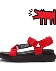 FitFlop Gen-FF X Keith Haring T-Bar Sandals